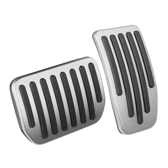 FUEENIRVA Dially Aluminum Pedal Covers for Car Use with Antislip and Easy Install