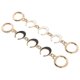 thumbnail image 4 of Metal Purse Chain Strap Extender Handbag Accessory Daily Use Black 15.40X2.00X0.20CM Simple and Fashionable 2Pcs, 4 of 4
