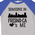 thumbnail image 4 of Inktastic Fresno California Someone Loves Me Skyline Boys or Girls Toddler T-Shirt, 4 of 5