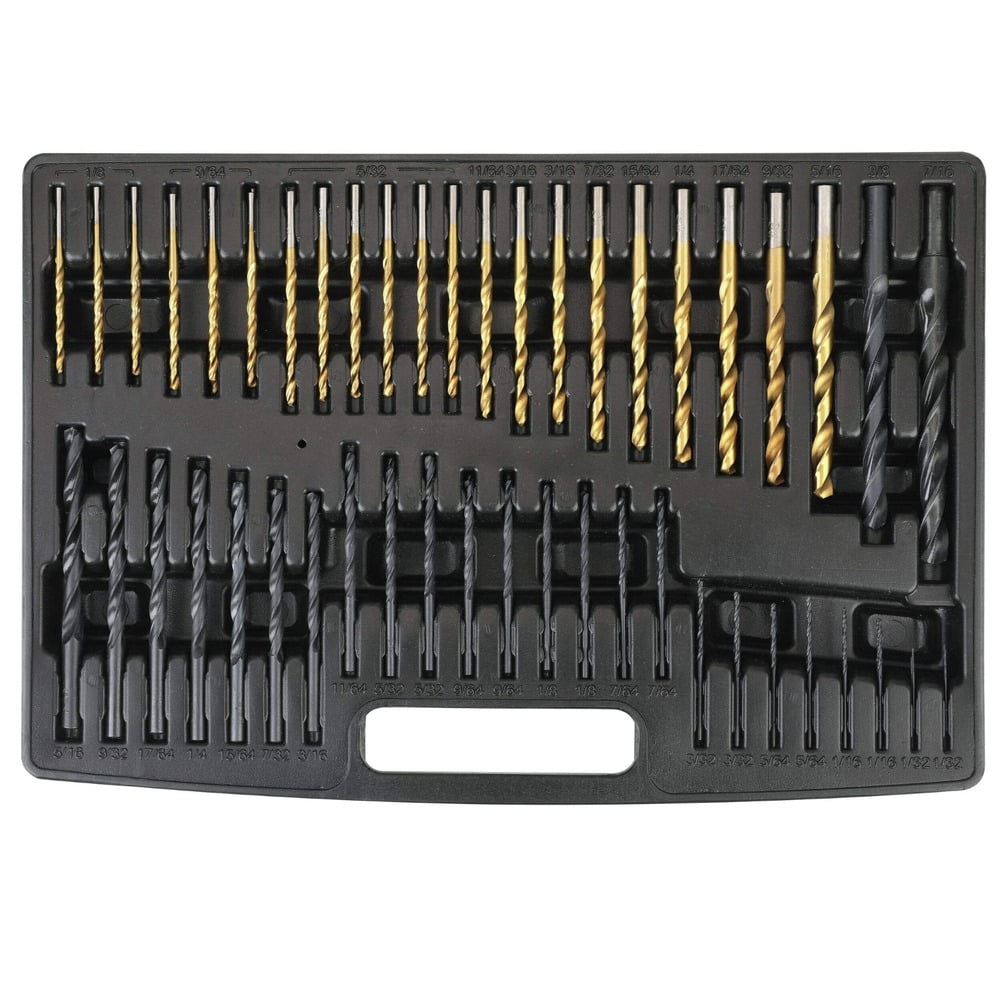 304-Piece Titanium-Coated Screw Driver Drill Bit Set
