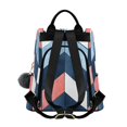 thumbnail image 2 of FORMRS Women's Travel Backpack Purse Anti-Theft Hidden Pockets Casual Shoulder Bag, Blue Geometric, 2 of 7