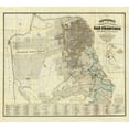 thumbnail image 3 of Bancroft, A.L. 16x15 Black Modern Framed Museum Art Print Titled - Official Guide Map of City and County of San Francisco, 1873, 3 of 5
