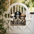 thumbnail image 2 of sruoe Joyful Animals Welcome Sign Wooden Hanging Decor Outdoor Yard Decoration, Colorful Wall and Courtyard Decoration for Garden, Patio, Porch, and Home Entryway, Durable Finish, 2 of 6
