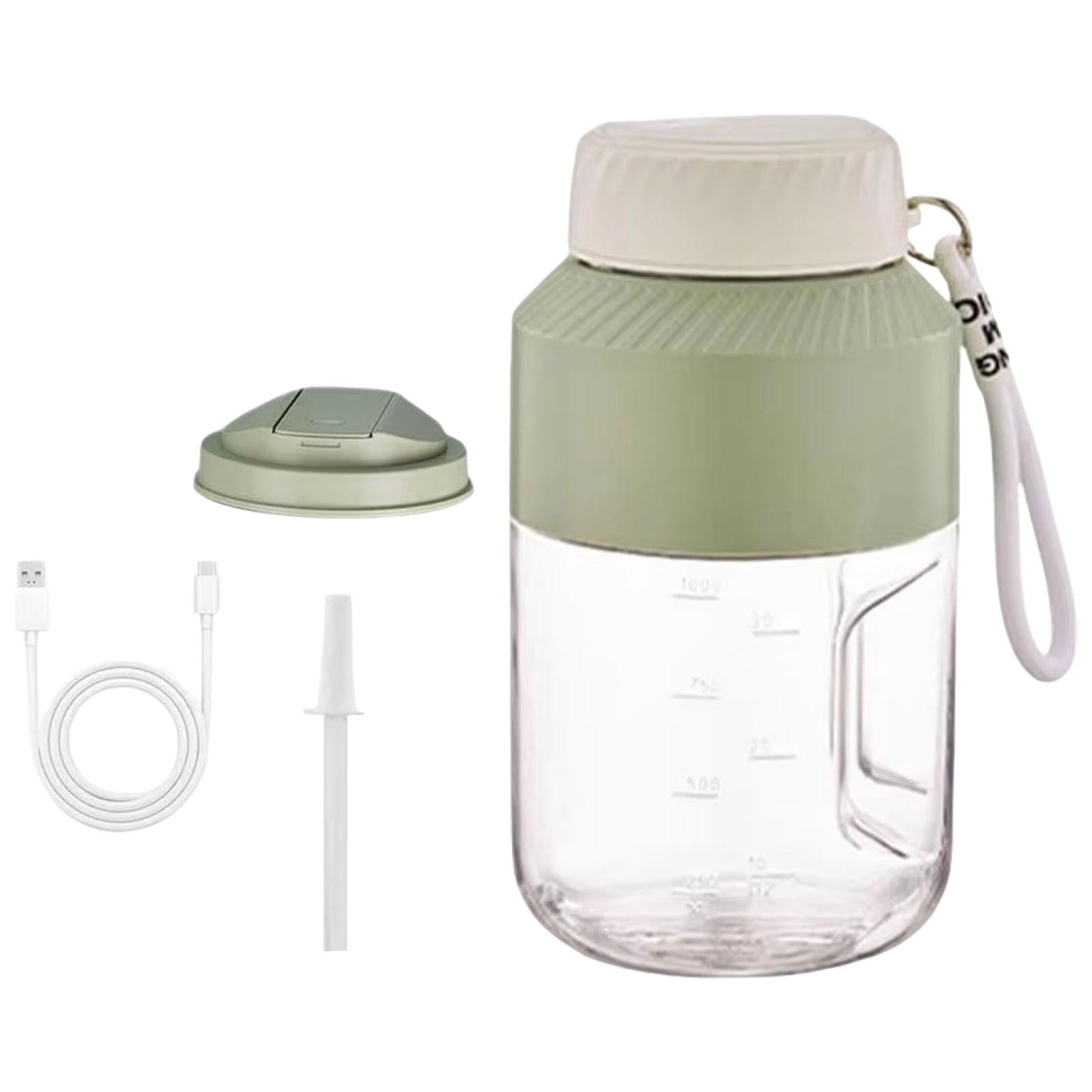 Esquirla Portable Juicer Blender Sports Bottle Multifunctional for Sports Office Double Lid