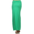 thumbnail image 3 of Women's Trendy Style Solid Maxi Long Skirt High Waist Waistband Relaxed Fit, 3 of 5