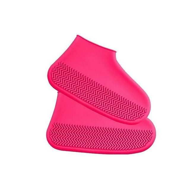 Agiferg Couvre-Chaussures en Silicone Imperméable Réutilisable Antidérapant Couvre-Chaussures de Pluie en Caoutchouc Unisexe Protecteurs de Chaussures Extérieur