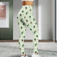 thumbnail image 5 of EHRWE High Waisted Leggings for Women Shamrock 2024 Casual Stretchable Printed Tight Lifting Fitness Leggings Yoga Pants, 5 of 5