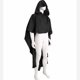 thumbnail image 2 of Guardurnaity Capa con capucha de caballero medieval para Halloween, para adultos, para actuaciones en el escenario, capa de monje, cosplay, capa de Abrigos y chamarras gris, 2 of 6