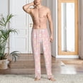 thumbnail image 6 of Lsque Rabbit Sunflower Print Men's Pajama Pants, Lounge Pant - Comfortable Home Wear,Elastic Waistband, Stylish Design-Medium, 6 of 9