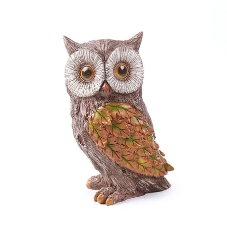 New Home Decorations Outdoor Garden Decor Craft Owl Statue Animal Starue Resin