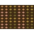 thumbnail image 1 of Ahgly Company Indoor Rectangle Patterned Black Bean Brown Area Rugs, 7' x 10', 1 of 6