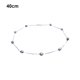thumbnail image 3 of Guardurnaity Collar de perlas de plata para mujer, gargantilla portátil de moda de Color sólido para chicas y señoras, joyería para banquete, Ropa, zapatos y accesorios Miscelánea Azul negro 40cm, 3 of 6