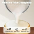 thumbnail image 3 of Milk Frother, 4-in-1 Milk Frother and Steamer, 11.8oz/350ml Automatic Hot and Cold Foam Maker and Milk Warmer, Electric Frother for Coffee, Latte, Cappuccino, Macchiato,, 3 of 5