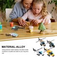 thumbnail image 4 of 4Pcs Children Metal Helicopter Decoration Kids Airplane Model Novel Metal Plane Model Adorn, 4 of 5