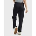 thumbnail image 3 of Hanes EcoSmart Women's Fleece Sweatpants with Cinched Cuffs, 30" Ebony M, 3 of 7