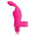 thumbnail image 5 of Sex toy Gift Set bundle of The Silver Starter, Bejeweled Heart Stainless Steel Plug, Diamond And Icon Brands Flirt finger Bunny, Finger Vibrator, Pink, 5 of 5