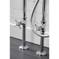 thumbnail image 3 of Kingston Brass  Essex Freestanding Clawfoot Tub Faucet Package with Supply Line Oil Rubbed Bronze Oil Rubbed, 3 of 5