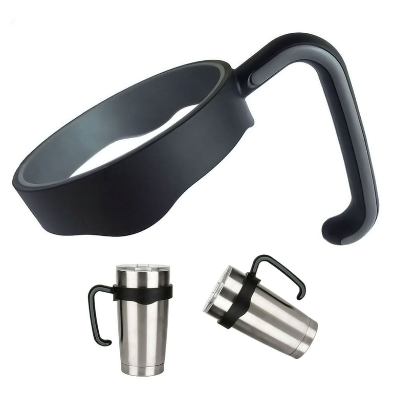 Tumbler Handle, Anti Slip Travel Mug Grip Cup Holder for Stainless Steel  Tumblers, Yeti 20 oz Rambler Sic Cup 