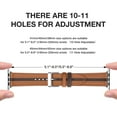 thumbnail image 4 of WFEAGL iWatch Series Design Bicolor Leather Apple Watch Strap 38mm 40mm 41mm Brown Coffee, 4 of 6