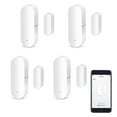 thumbnail image 1 of Sensores WiFi para puertas y ventanas, alarma inteligente Tuya con notificación gratuita, control de aplicación, sistema de alarma de seguridad para el hogar, no requiere concentrador, compatible con, 1 of 5