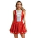 thumbnail image 5 of Vestido Vintage de lentejuelas para mujer, disfraces de payaso de circo Ringmaster, vestido de tutú con recorte en la espalda sin mangas, ropa de vestir de payaso, 5 of 5