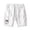 White, variant on CUZIBR Boys Baby Toddler Summer Cargo Shorts Casual Cartoon Print Solid Color Multi Pockets Elastic Waist Wide Leg Baggy Short Pants Outdoor Cozy Summer Hiking Fishing Bermuda Shorts,Khaki,3-4 Years