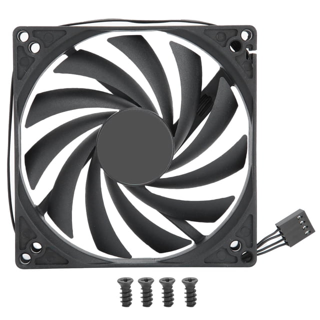 Ventilador de radiador de CPU, Enfriador de PC de 4 pines, regulación de velocidad de 12V, refrigeración ultrafina para computadora de escritorio
