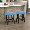 thumbnail image 6 of Bar Stool Covers Rectangle Set of 4/2/1 Saddle Bar Stool Covers Slipcover Stool Cushion Covers Stretch Vanity Stool Cover Washable Counter Stool Chair Covers slipcover,Taupe,1pcs, 6 of 8