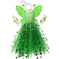 thumbnail image 2 of LIIPEE Halloween Fairy Dress Up Outfit Sets For Girls Comfortable Cute Kids Party Outfits 5 Piece Set,4-5 Years, 2 of 9