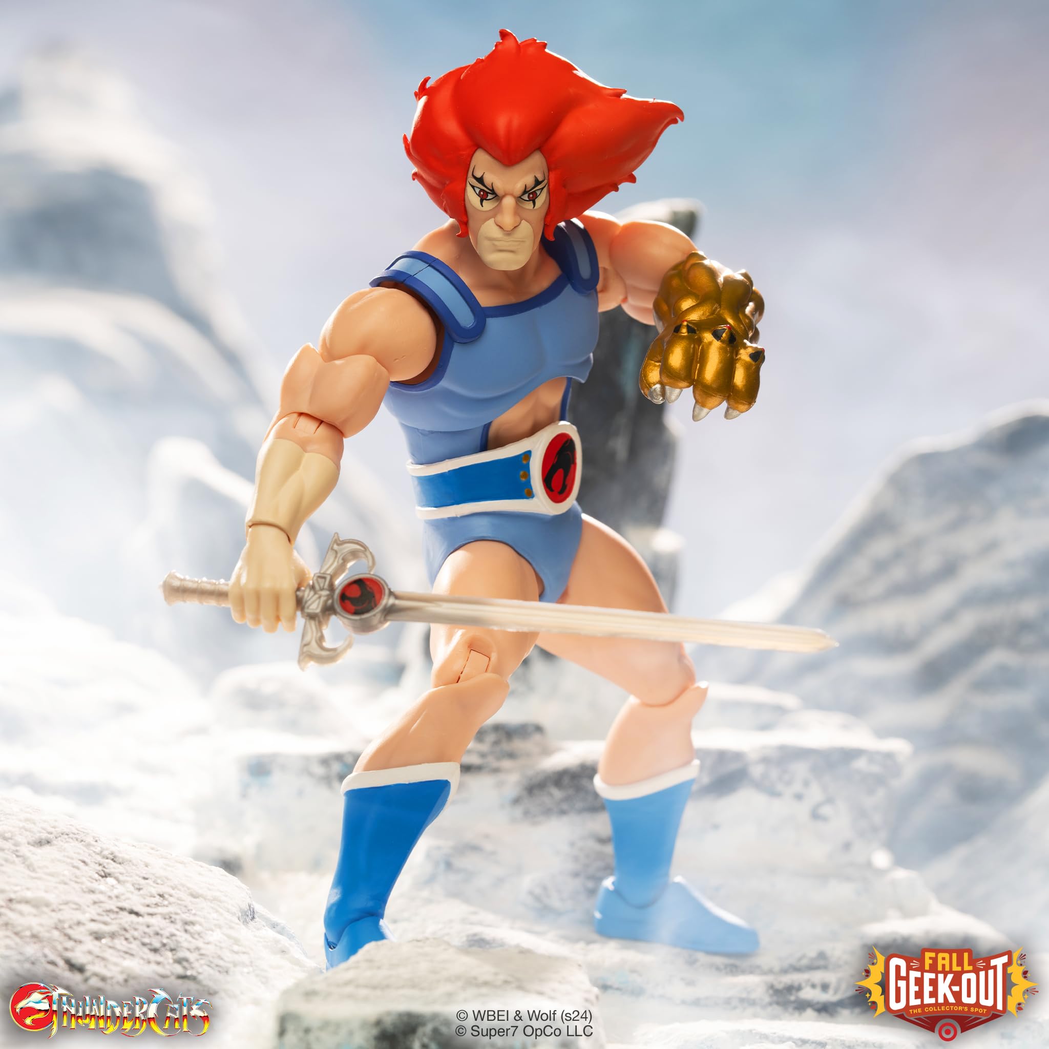 Super7 Thundercats Deluxe Wave 01 - Lion-O Action Figure - Walmart.com