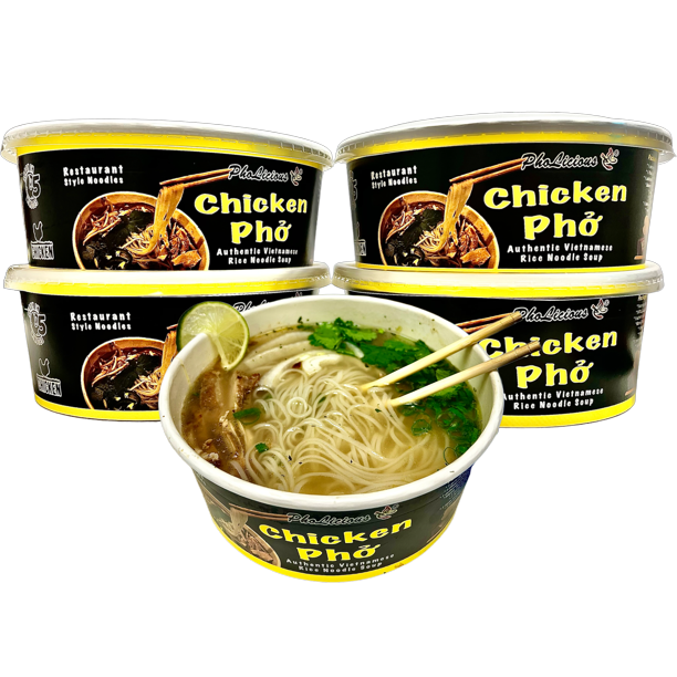 Instant Chicken Pho Pack of 4 / Authentic Vietnamese Soup / PhoLicious Brand New