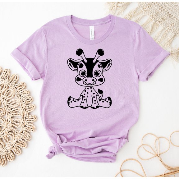 Giraffe T-shirt Lover Shirt Nature Tee Animal Gift Zoo Shirts Funny Safari Wildlife Top Women's Adventurer Birthday Sarcastic Quotes Comic