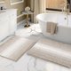 thumbnail image 1 of Juego de alfombras de baño BSICPRO de chenilla, 2 unidades, 1 of 5