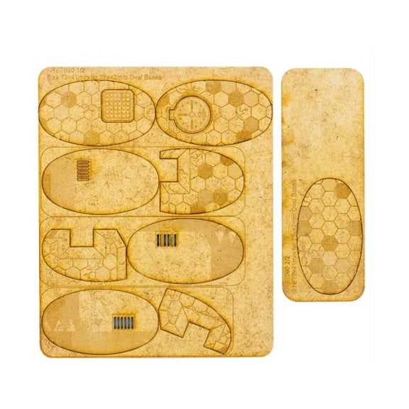 Kromlech Cityfight - 75x42mm Oval Base Toppers New