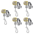 thumbnail image 3 of 5 piezas de cadena de tracción para interruptor de luz de ventilador, control de luces de pared, lámpara de alto rendimiento, ventiladores de techo, 3 of 8