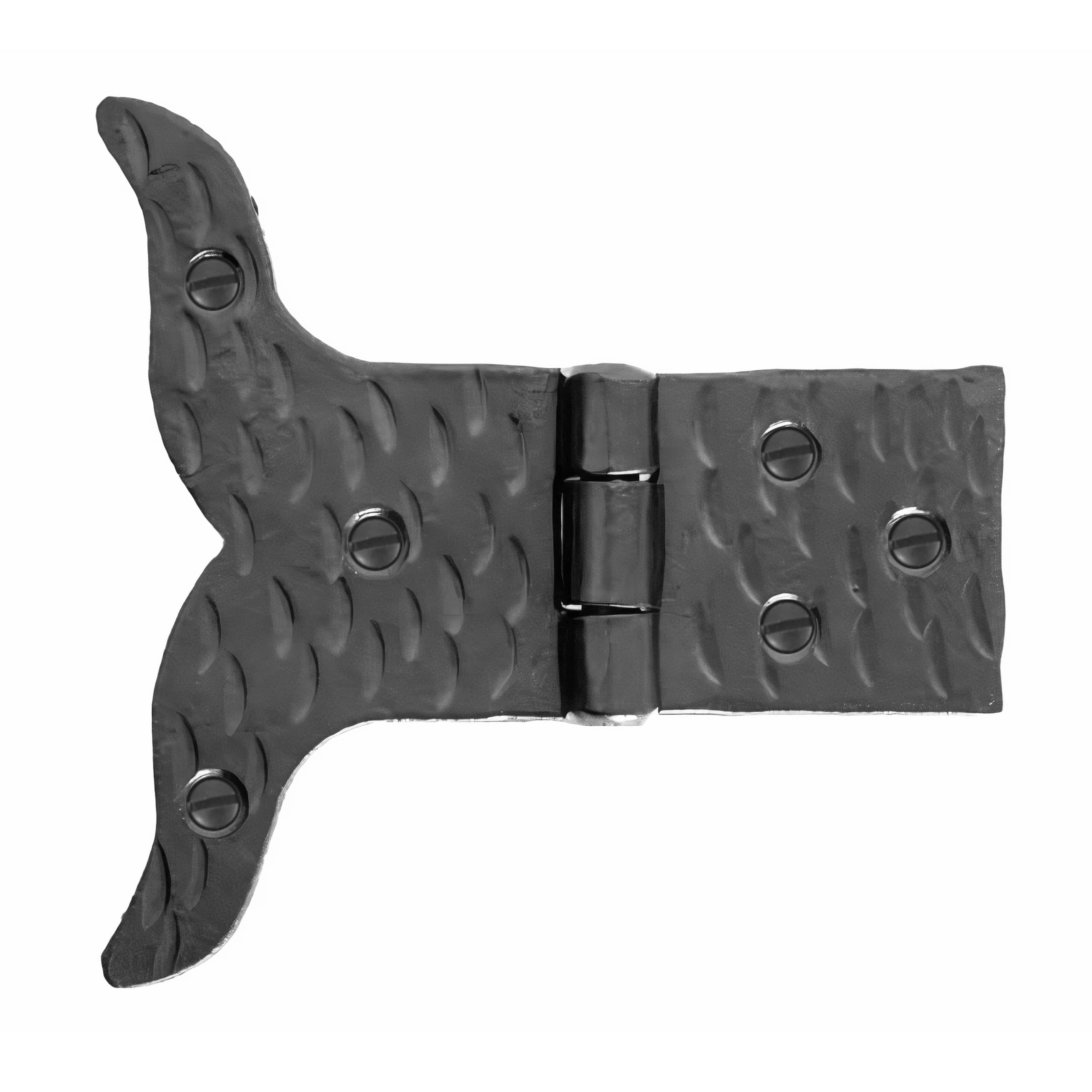 4 Pack 4 inch Decorative Hinges Black Wrought Iron Hinges Decorative