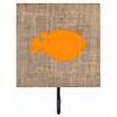 thumbnail image 2 of Carolines Treasures BB1016-BL-OR-SH4 Fish - Blowfish Burlap And Orange Leash Or Key Holder, 2 of 2
