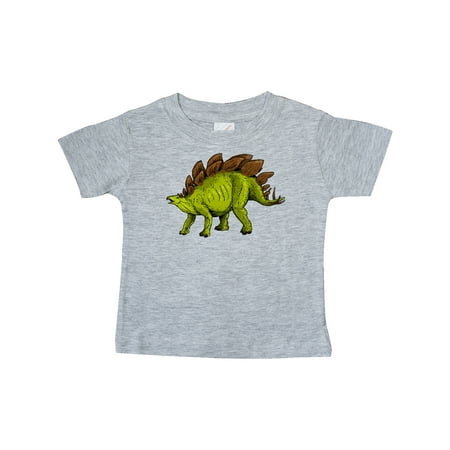 

Inktastic Roaring Happy Stegosaurus Gift Baby Boy or Baby Girl T-Shirt