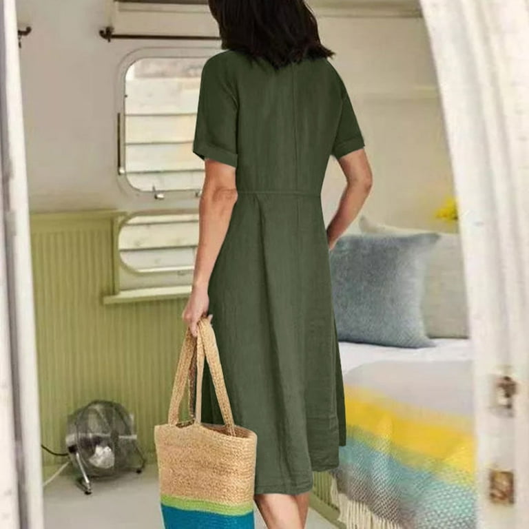 stretch denim dress Mary Stretch Denim Dress