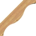 thumbnail image 3 of 5 1/2"W x 28"D x 28"H Funston Smooth Knee Brace, Western Red Cedar, 3 of 4
