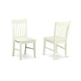 thumbnail image 5 of DLNO5-WHI-W 5 PC Dublin kitchen table set-Dining table and 4 wood seat kitchen chairs, 5 of 7