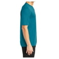 thumbnail image 3 of Mens Short Sleeve Performance Tall PosiCharge Competitor Polyester Tee Tropic Blue LT, 3 of 6