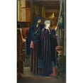 thumbnail image 2 of Sir Edward Coley Burne-Jones 10x14 Black Ornate Wood Framed Double Matted Museum Art Print Titled: The Wizard (1898), 2 of 5