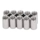thumbnail image 1 of Tuercas de Acoplamiento Ticfox 10 M12 Acero Inoxidable Conector de Varilla, 1 of 14