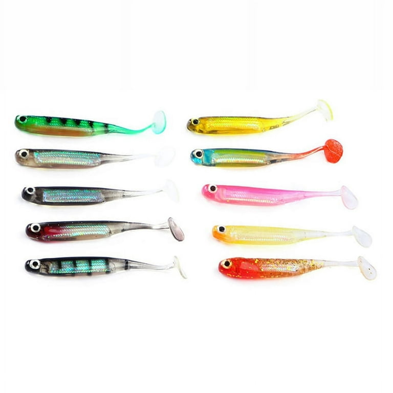 1pcs Soft Fishing Lures 5.5cm/7g Bait Swimbait Streamer Sea Fishing Spoon  Lure Worm With Box Wobbler Artificial Perch Baits Soft