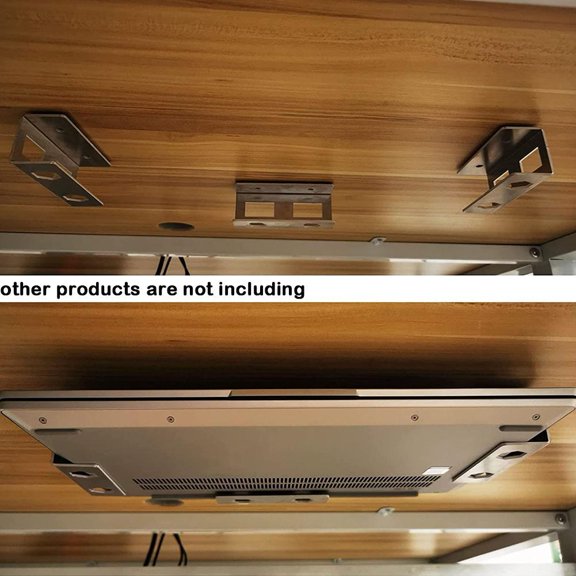 BETTERLIFE Under Desk Laptop Storage Shelf Bracket With Screw Y9Z9 Computer 102.93cm F7X1