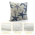 thumbnail image 4 of GOSMITH  Ocean Theme Starfish Sea Horse Coral Anchor  Home Decorative Throw Pillow Case Cushion Cover for Couch Sofa Bed, 4 of 5
