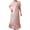 Womens Nightgowns Pink, variant on ylioge Square-Neck Nightgowns for Women Cute Lace Splice Short Sleeve Sleepshirts Ladies Casual Solid Loose Pullover Homewear Dresses