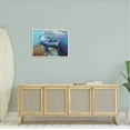 thumbnail image 2 of Stupell Industries Underwater Manatee Impressionist Painting White Framed Art Print Wall Art, Design by Carolee Vitaletti, 2 of 8