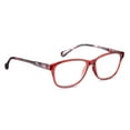 thumbnail image 5 of Equate Women's Flora Reading Glasses with Case, Red, +1.25, 5 of 9